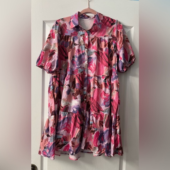 Trends Aveloria Rosie Women's Random Print Elegant Short Dress - Picture 6 of 14